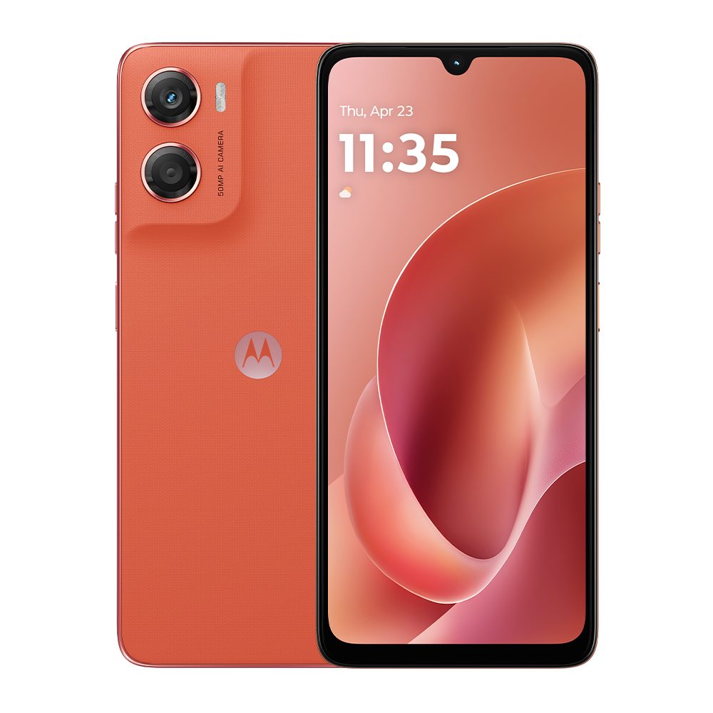  Motorola G06, 4GB RAM, 128GB Almacenamiento, Color Naranja, Dual Sim Liberado